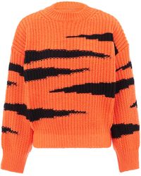 myMo - Pullover Damen Schwarz - Lyst