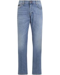 Philipp Plein - Super Straight Cut Jeans Basic Cocco Label - Lyst