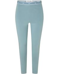 Lacoste - Elastische Slanke Legging Met Krokodillenprint (Legering) - Lyst