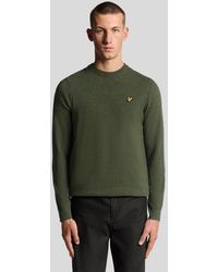 Lyle & Scott - Lambswool Blend Crew Neck Jumper - Lyst