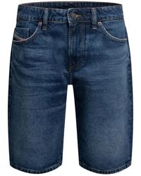 DIESEL - Calzoncini Denim Slim Shorts (Blauwe Denim) - Lyst