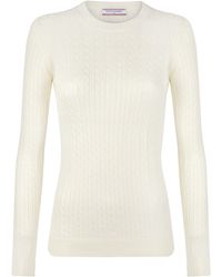 Felix Hardy - Pullover Zopfmuster Pullover Mit Rundhals - Lyst