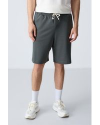 TOMMY LIFE - Cotton-Blend Sweat Shorts - Lyst