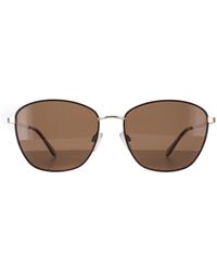 Smarty - Square Vrouwen Goudbruin Sb1306 - Lyst