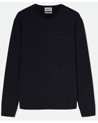 Gas - T-shirt Met Lange Mouwen Janis/s Str 1984 Blauw - Lyst
