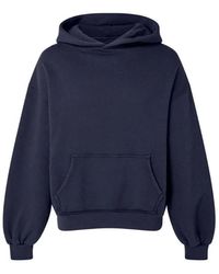 Basiclo - Heavyweight Oversize Hoodie Marineblauw - Lyst
