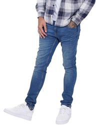 Firetrap - Denim Skinny Jeans (Middenblauw) - Lyst
