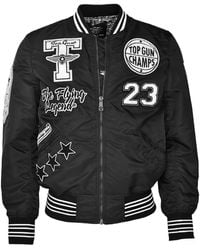 top gun - Bomberjacke Tg22032 - Lyst
