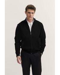 Bugatti - Herren Sweatjacke Mit Stehkragen - Lyst