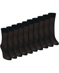 Sock Snob - 10 Pack Ladies Ankle High Pop Socks 15 Denier Lightweight Sheer - Lyst