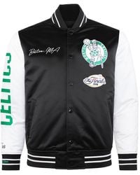 Mitchell & Ness - Nba Boston Celtics Herren Satin Bomberjacke - Lyst
