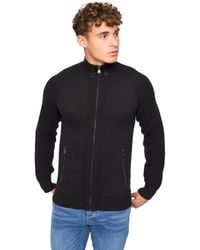 Crosshatch - Birchin Knitted Full Zip Jumper Cotton - Lyst