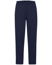Fruit Of The Loom - joggingbroek Met Open Zoom (deep Navy) - Lyst