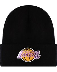 Mitchell & Ness - Nba Los Angeles Lakers Cuff Knit Beanie - Lyst