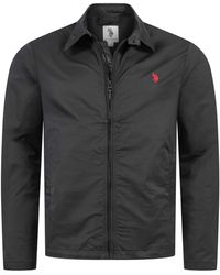 U.S. POLO ASSN. - U. Polo Assn. Jas Van Elastische Katoenmix - Lyst