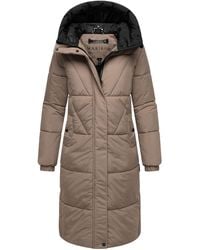 Marikoo - Gewatteerde Mantel Yaskaa Met Capuchon & Fleecevoering - Lyst