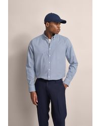 Bugatti - Herren Oxford Overhemd Van 100% Katoen - Lyst