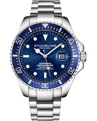 Stuhrling - Und Blau Depthmaster Automatik 42Mm - Lyst