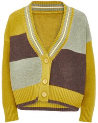 Dreimaster - Strickjacke Frauen Moosgrün - Lyst