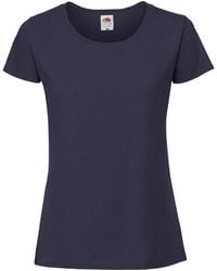 Fruit Of The Loom - Ladies Fit Ringspun Premium Tshirt Cotton - Lyst