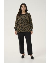 Kaffe - Pullover Regular Fit Animal - Lyst