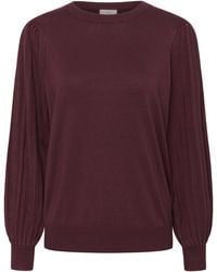 Kaffe - Pullover Kalone Regular Fit Bordo - Lyst