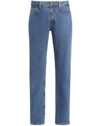 Guess - Denim Rechte Jeans (Medium Blauw) - Lyst
