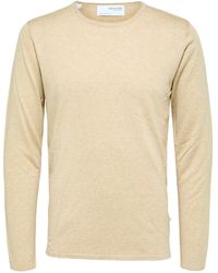 SELECTED - Sweaters Rocks Knit Crew Neck Kelp - Lyst