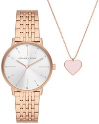 ARMANI EXCHANGE - Lola Watch Ax7145Set Stainless Steel (Archived) - Lyst