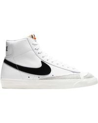Nike - Blazer Mid '77 Weiß Schwarz - Lyst