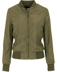 Urban Classics - Lights Bomberjack (Olijf) - Lyst