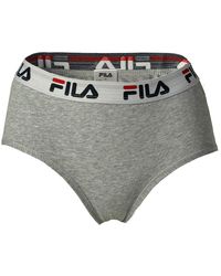 Fila - Panty Stretch Baumwolle Logo-Bund - Lyst