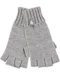 Heat Holders - Ladies Solid Knitted Fingerless Gloves - Lyst