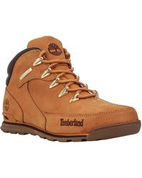 Timberland - Herren Wanderstiefel "Euro Rock" Nubukleder (Weizen) - Lyst