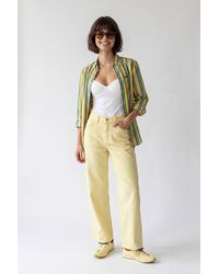 MixRay - High-Waist Wide-Leg Cotton Jeans - Lyst