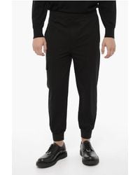 Neil Barrett - Skinny Fit Cargo-broek Met Trekkoord In De Taille In Zwart - Lyst