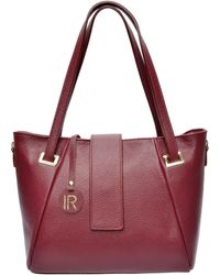 Isabella Rhea - Violette Ledertasche - Lyst