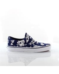 Vans - Off The Wall Mlx Tropicoco Blue Lace Up Canvas Plimsolls W3cena - Lyst