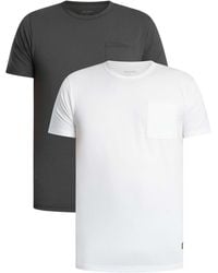 Lyle & Scott - Basic 2-Pack T-Shirt Met Zakje - Lyst