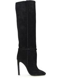Saint Laurent - Mica Laarzen Zwart - Lyst