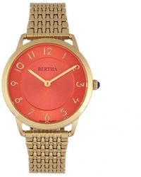 Bertha - Abby Swiss Bracelet Watch - Lyst