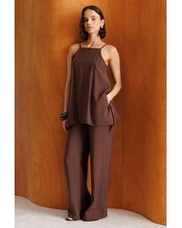 MixRay - Wide-Leg Halter Jumpsuit - Lyst