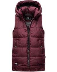 Marikoo - Gewatteerd Vest – Zarinaa, Licht Met Afneembare Capuchon - Lyst