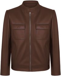 Felix Hardy - Lederjacke Lederjacke Mit Reißverschluss - Lyst