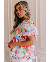 Azura Exchange - Parisian Avenue Babydoll-Top - Lyst