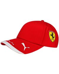 PUMA - Scuderia Ferrari Cap Cotton - Lyst