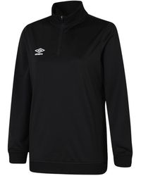 Umbro - Ladies Club Essential Half Zip Sweatshirt - Lyst