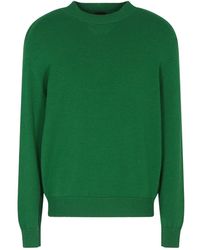 ARMANI EXCHANGE - Pullover Für Herren/Damen Rundhalsausschnitt, Langärmlig (Gartengrün) - Lyst
