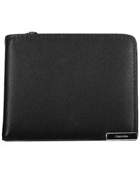 Calvin Klein - Schwarze Polyethylen Herren Geldbörse Rfid Block - Lyst