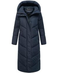 Marikoo - Wintermantel Ranjaa Gewatteerd Met Capuchon & Reflecterende Details - Lyst